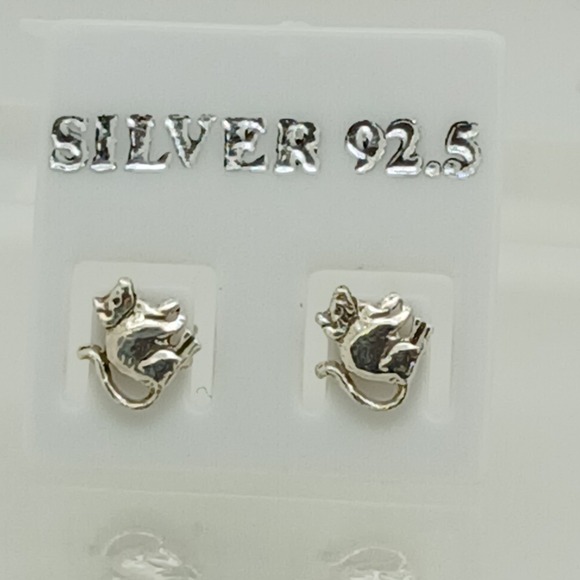 925 Sterling Silver Mouse Stud Earrings Tiny Animal Rodent Post Jewelry NEW - Picture 11 of 13